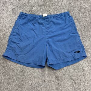 The North Face Vintage Y2K Board Shorts swim Trunks Mens Large Blue Nylon 5"